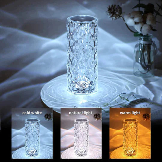 THE CRYSTAL ROSE LAMP (TOUCH)
