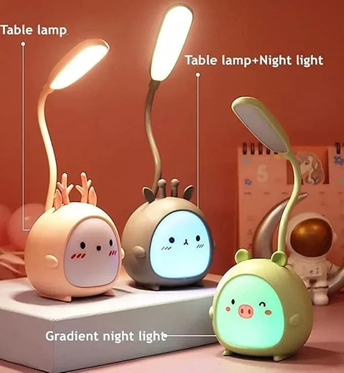 Kids Desk Cartoon Lamp Rechargeable
