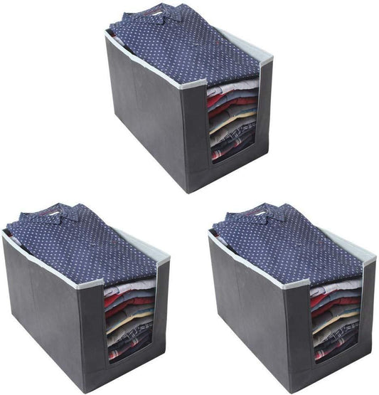Multi - Purpose Clothes Storage Boxes ( Pack of 3)