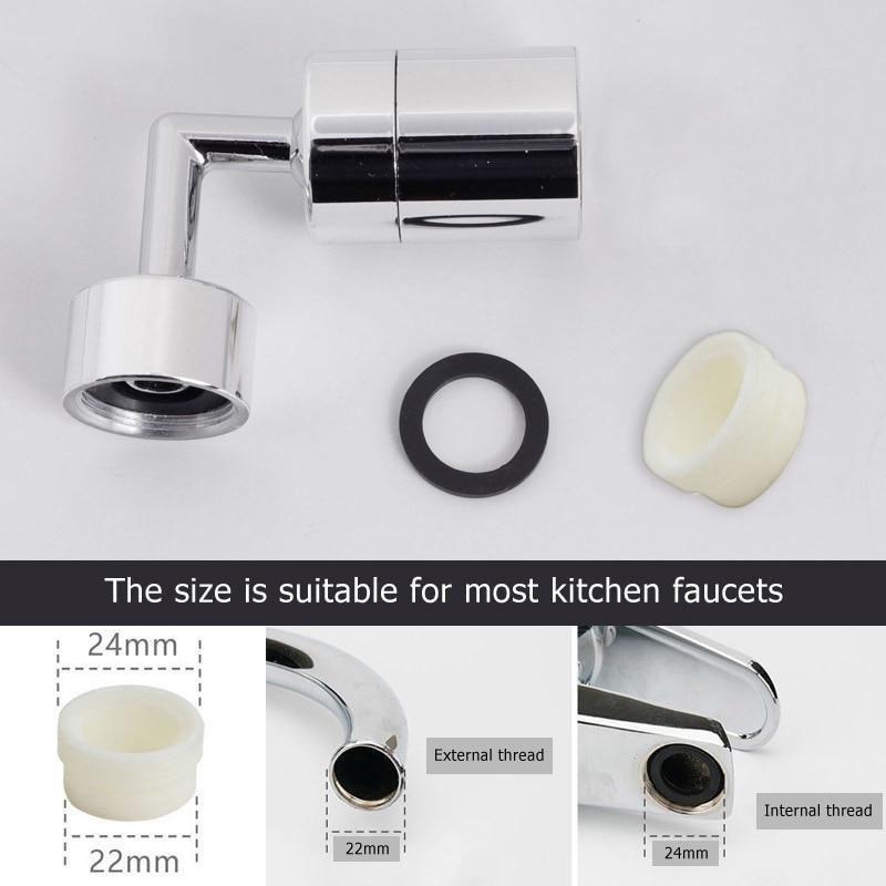 1080° Rotatable Splash Filter Faucet ( Pack of 2 )