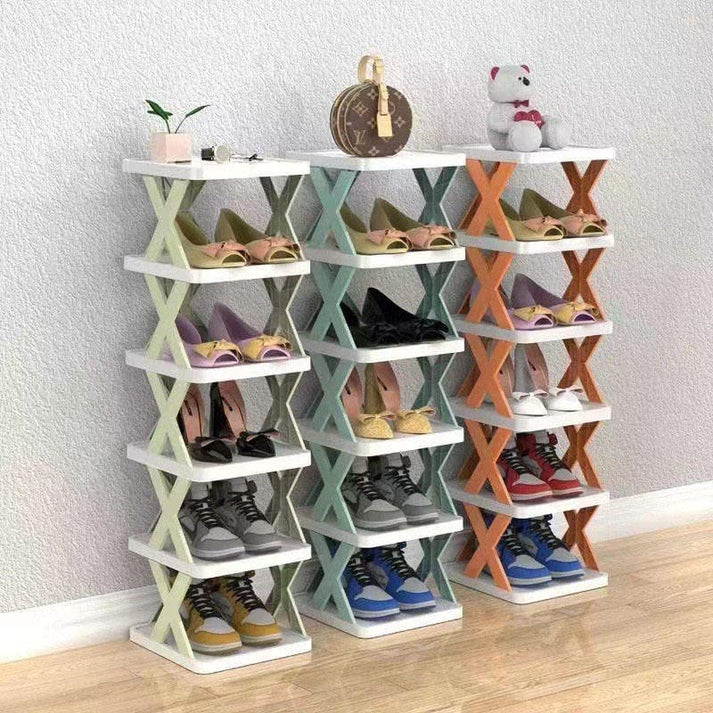 Foldable Shoes Shelf 6 Tier Shoe Rack